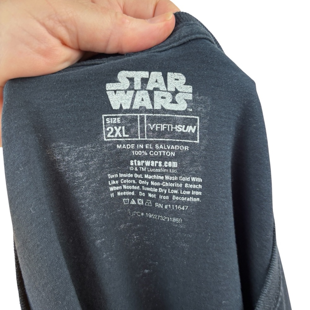 Fifth Sun/Star Wars Grogu/The Child T-Shirt, size 2XL, summer, casual, beach - Picture 4 of 4